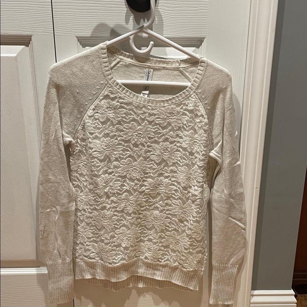Aeropostale Off-White Knit Sweater